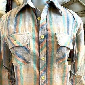 True Religion fitted flannel shirt S (thj2)